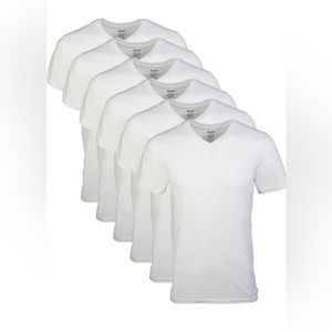 Gildan Men's V-Neck T-Shirts, Multipack
